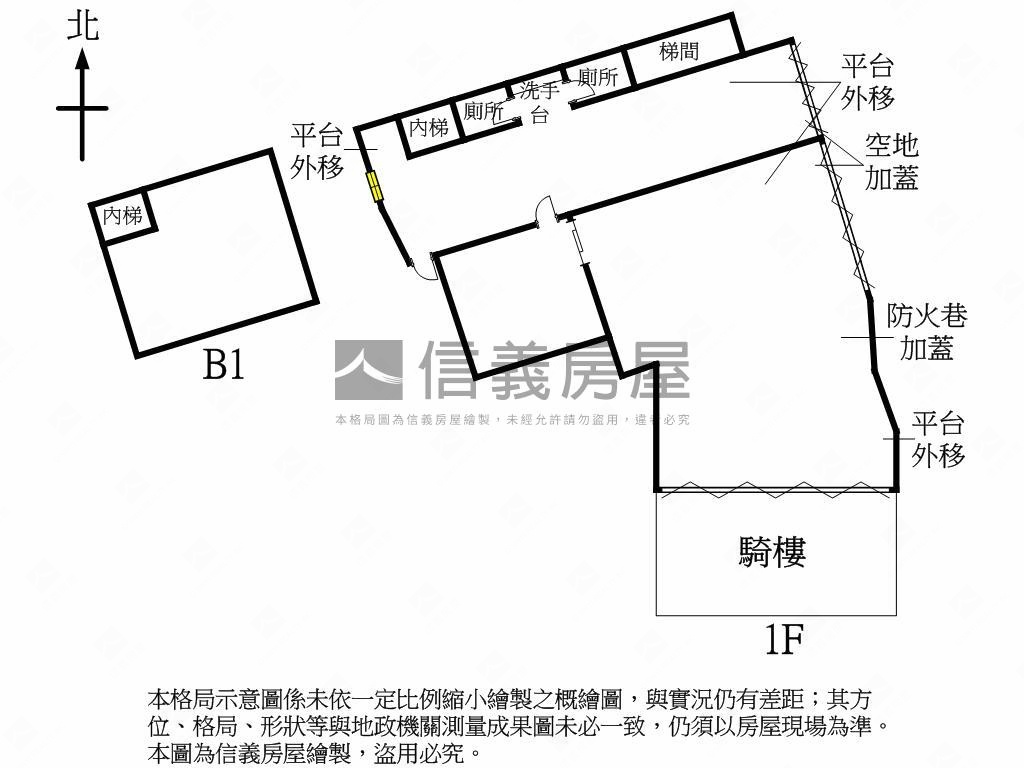 景安捷運站～邊間面寬店辦房屋室內格局與周邊環境