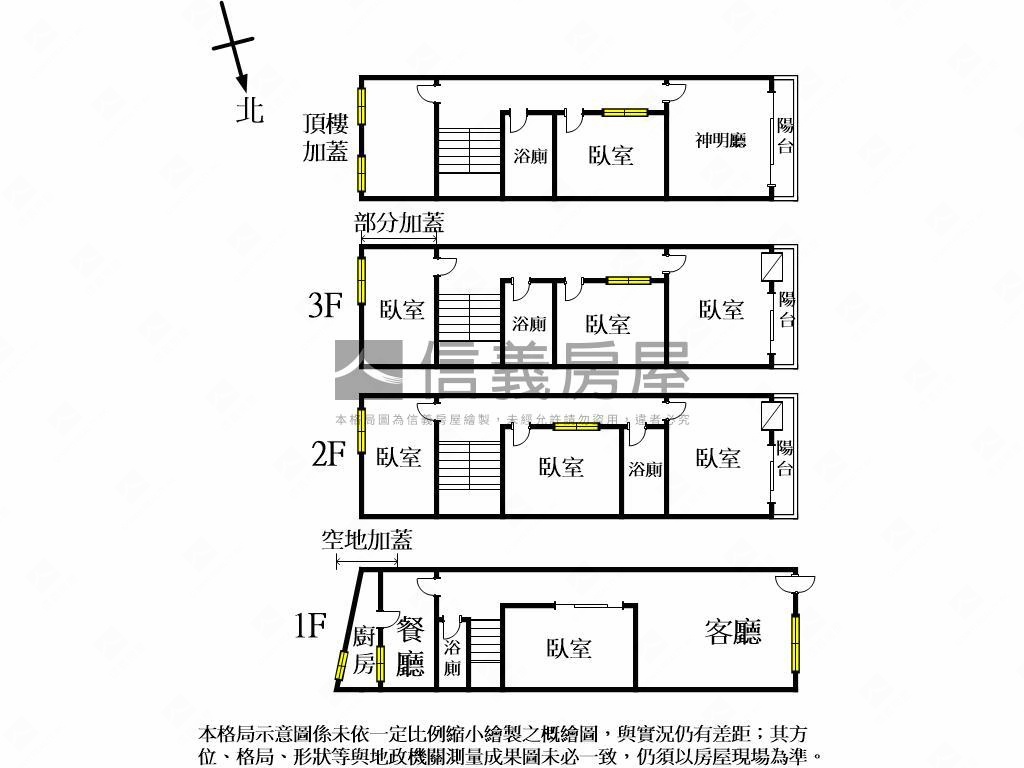 新社低總價孝親大透天房屋室內格局與周邊環境