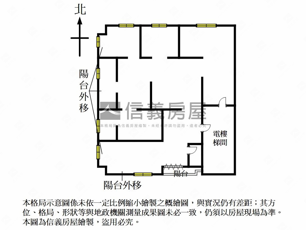 龍騰天下四樓大坪數辦公室房屋室內格局與周邊環境