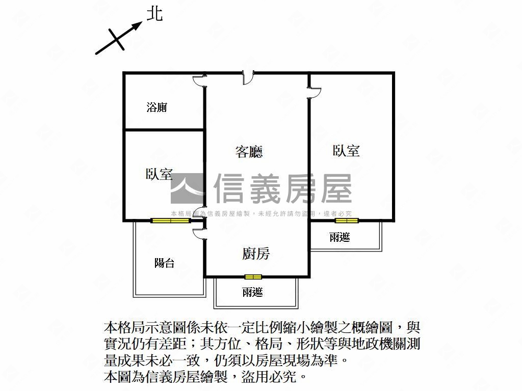 成功學區裝潢美兩房房屋室內格局與周邊環境