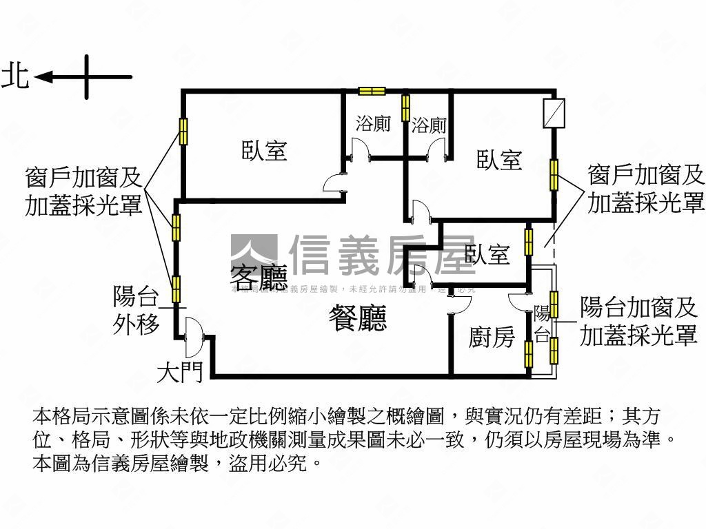 文心國小旁近捷運瀋陽３房房屋室內格局與周邊環境