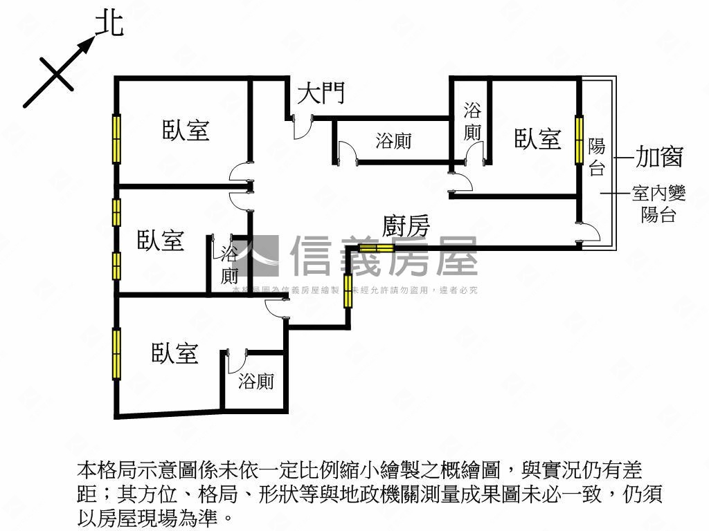 近三多捷運站角窗收租公寓房屋室內格局與周邊環境