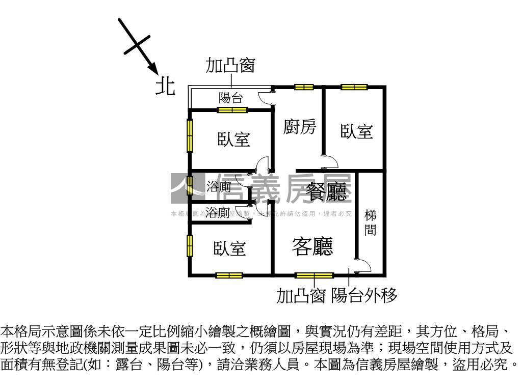 首購金門街頂樓優質大空間房屋室內格局與周邊環境