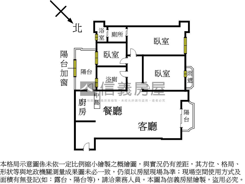 九揚樹景採光精裝三房車位房屋室內格局與周邊環境