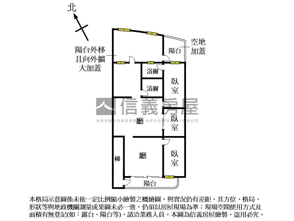 復興路大空間二樓美寓房屋室內格局與周邊環境