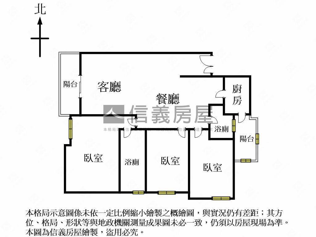 大城雲杉裝潢三房附平車房屋室內格局與周邊環境