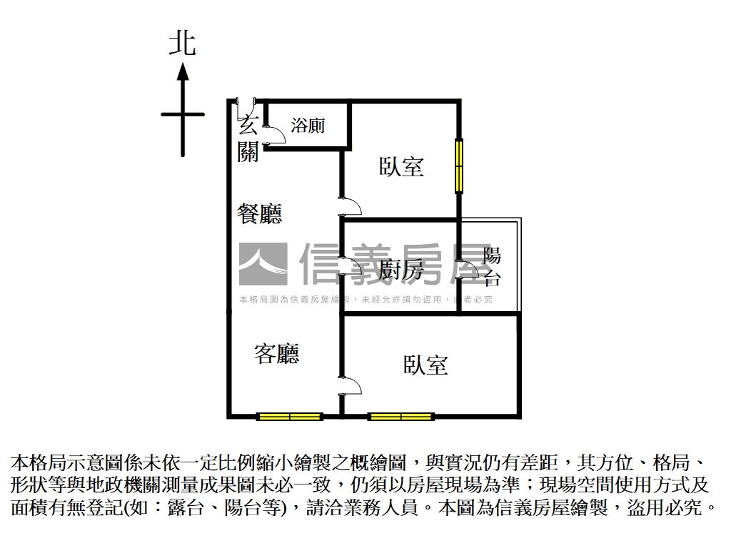 皇翔泱美近雙捷運大兩房房屋室內格局與周邊環境