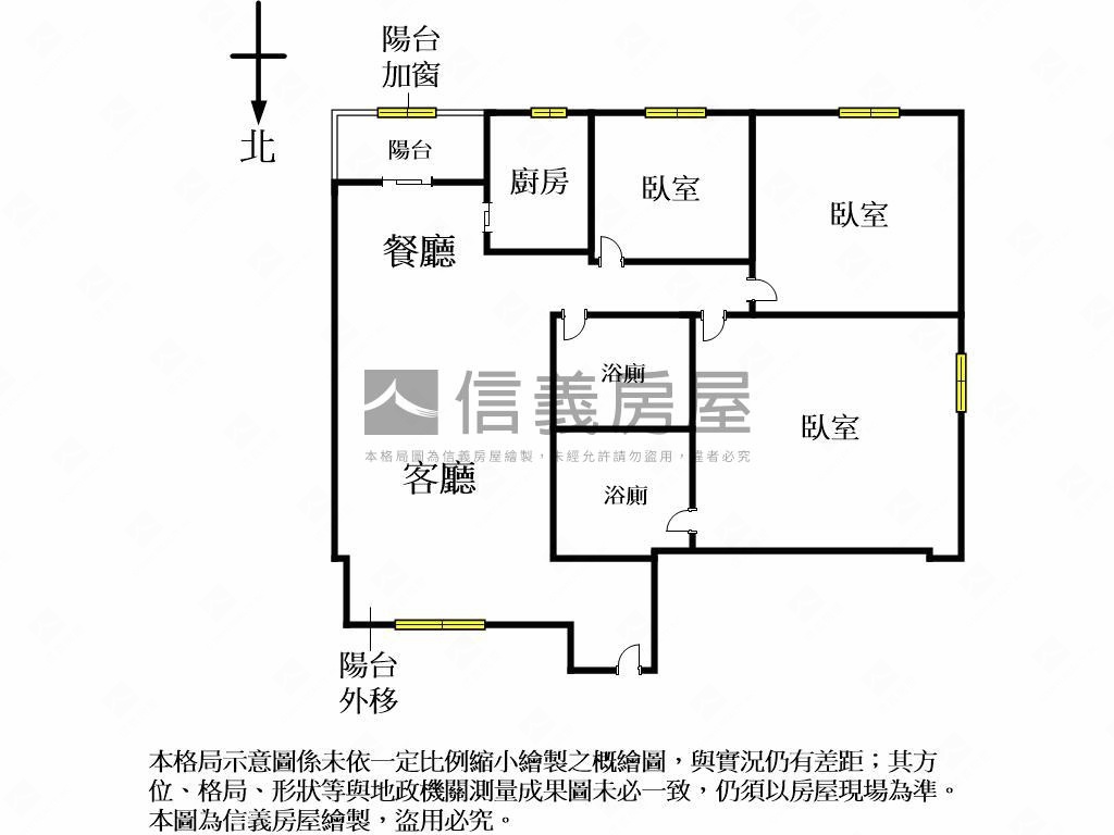 新接案陽光綠郡三房附車位房屋室內格局與周邊環境