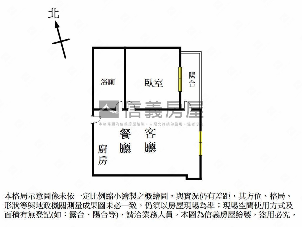 微笑之心精美一房附車位房屋室內格局與周邊環境