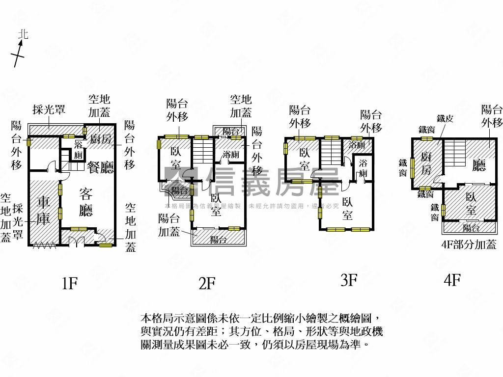 近北區獨院邊間車墅房屋室內格局與周邊環境