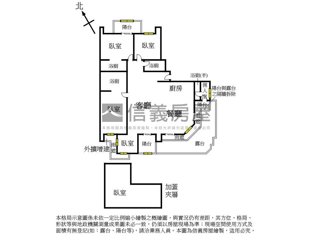 台北灣淡江大橋大戶房屋室內格局與周邊環境