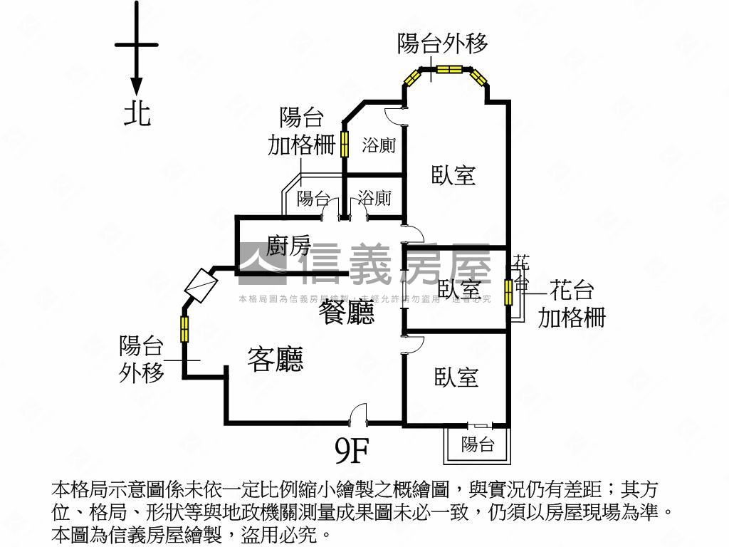 多情巨鎮三房平車房屋室內格局與周邊環境