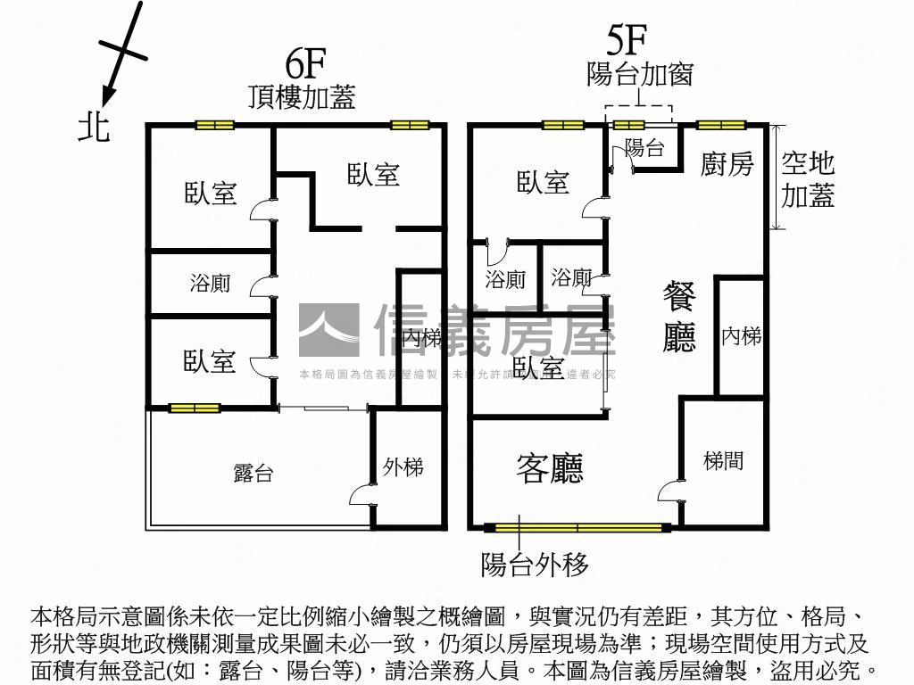 仁壽大空間★公寓頂加房屋室內格局與周邊環境