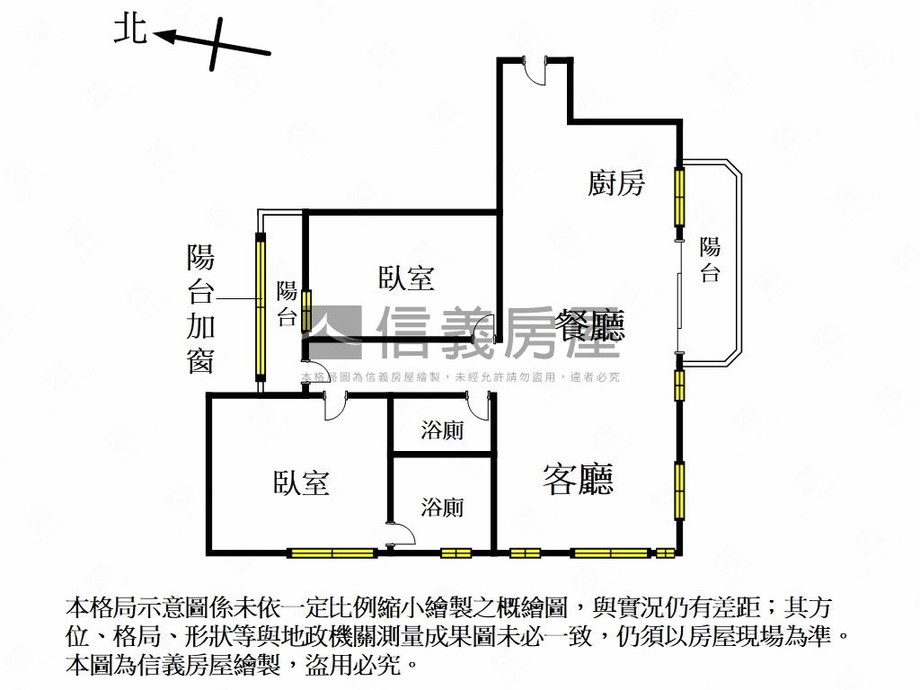 ☆球場大景‧福臨華廈房屋室內格局與周邊環境