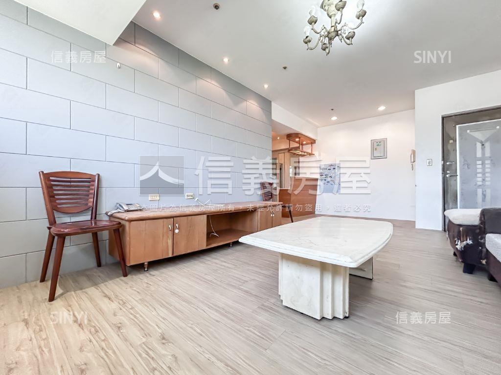 台北水都。河景三房房屋室內格局與周邊環境