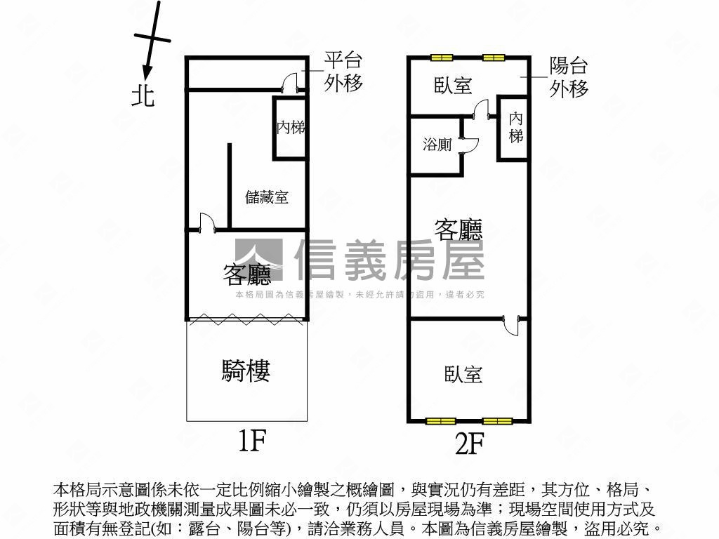 黃昏市場旁１＋２樓店面房屋室內格局與周邊環境