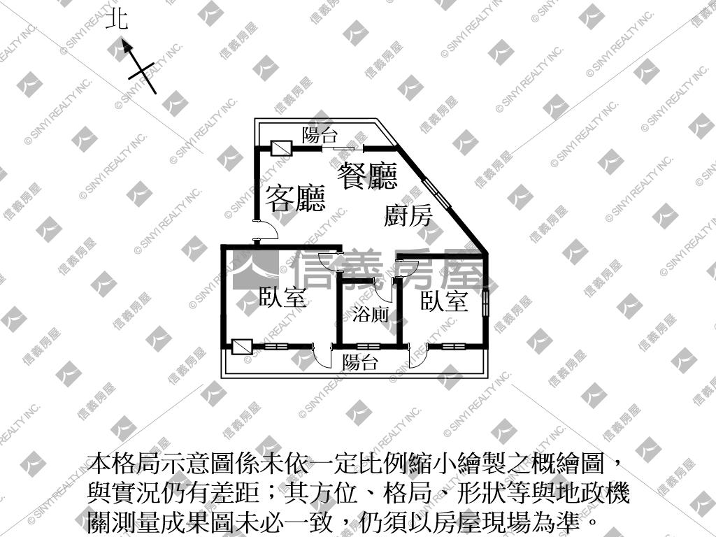 走路成大長榮４樓寓房屋室內格局與周邊環境