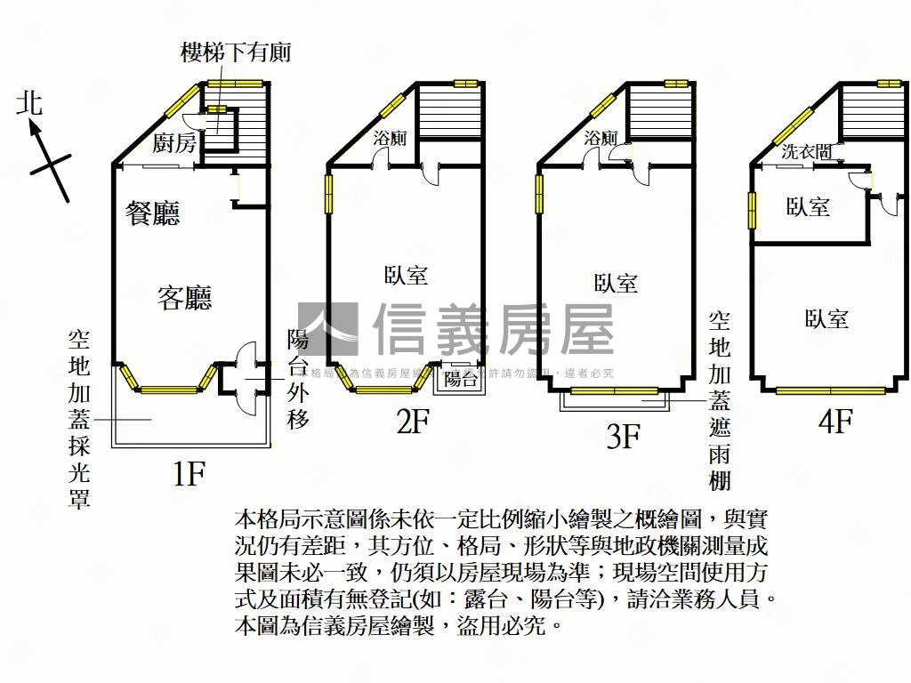 大吉大利邊間採光美透天房屋室內格局與周邊環境