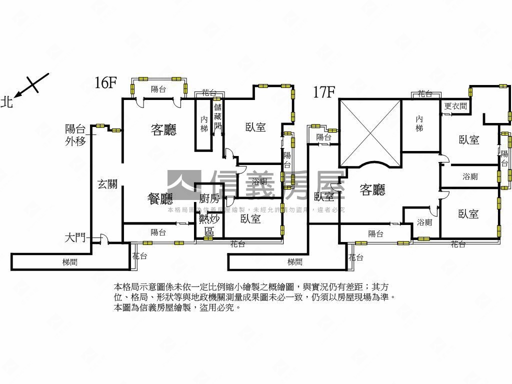 海景園中園★稀有樓中樓房屋室內格局與周邊環境
