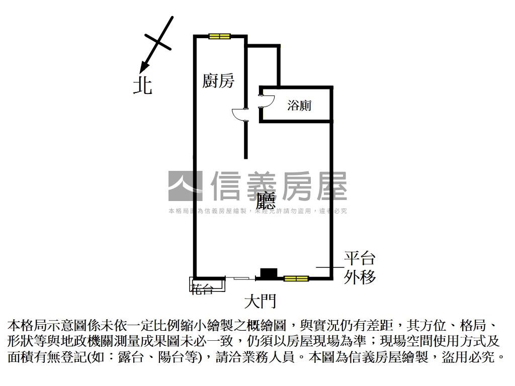面寬陽明精選店面房屋室內格局與周邊環境