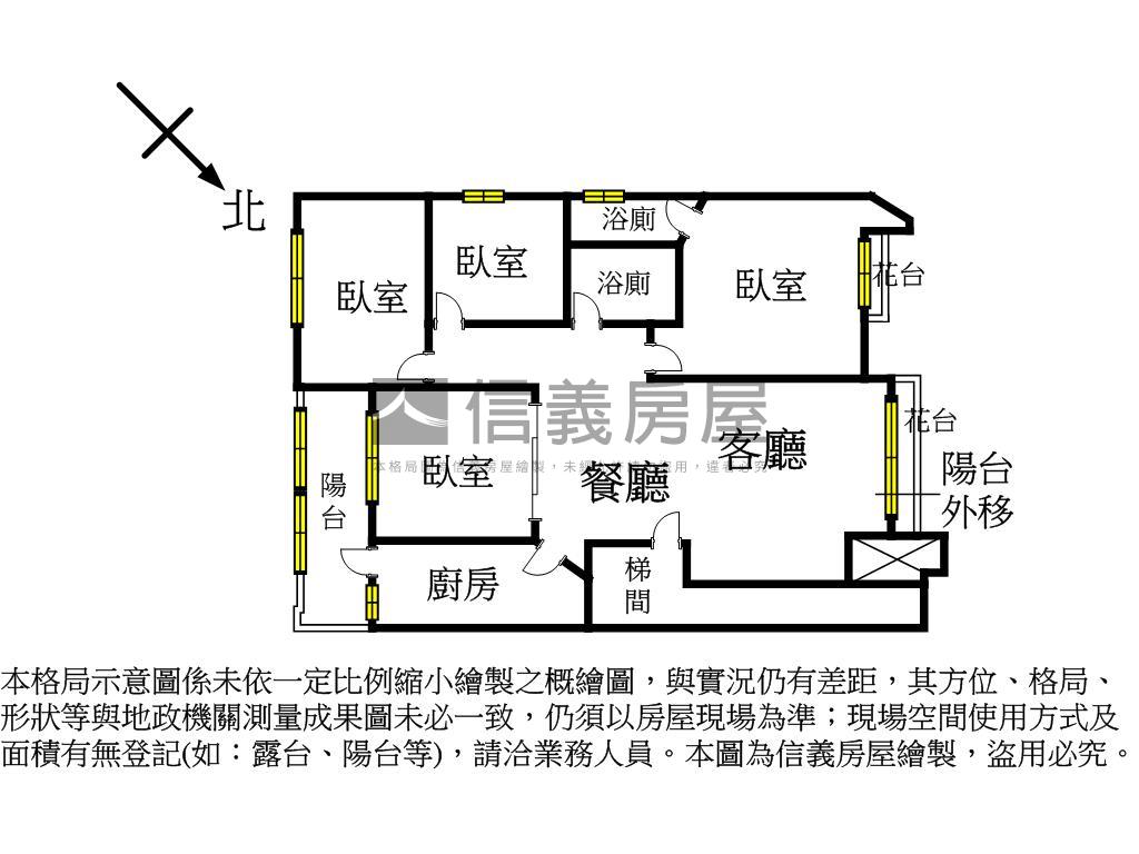 真善美雅緻４房房屋室內格局與周邊環境