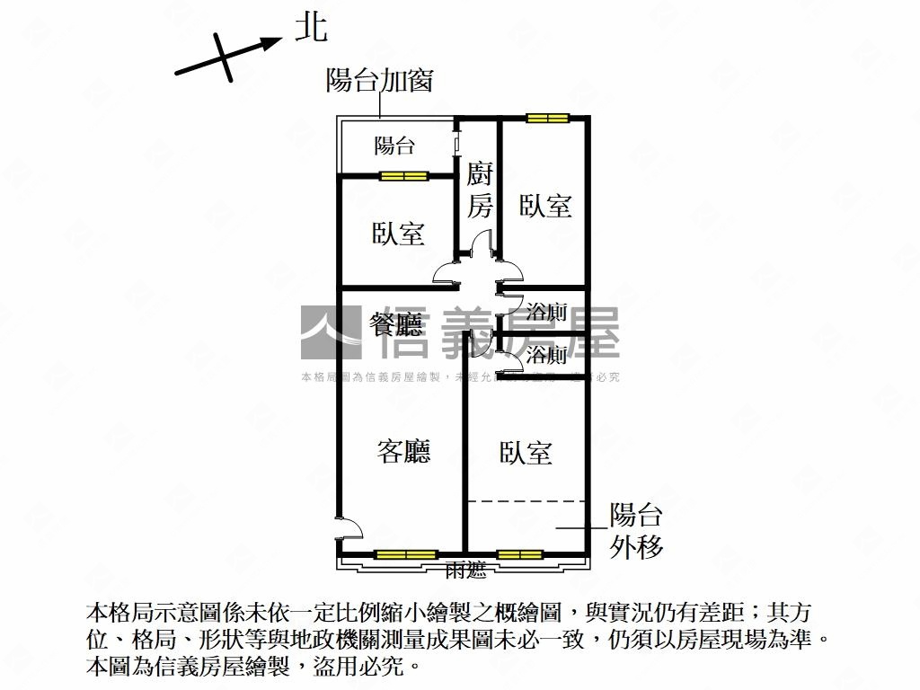 成功學區視野採光三房平車房屋室內格局與周邊環境
