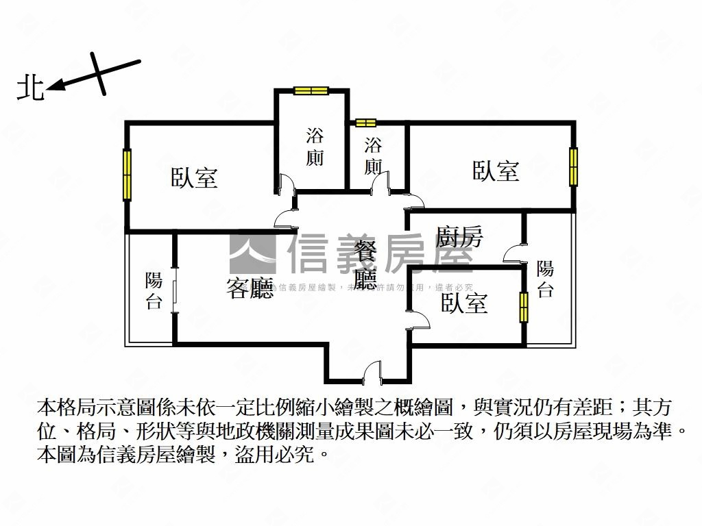 金雅質感精裝高樓三房房屋室內格局與周邊環境
