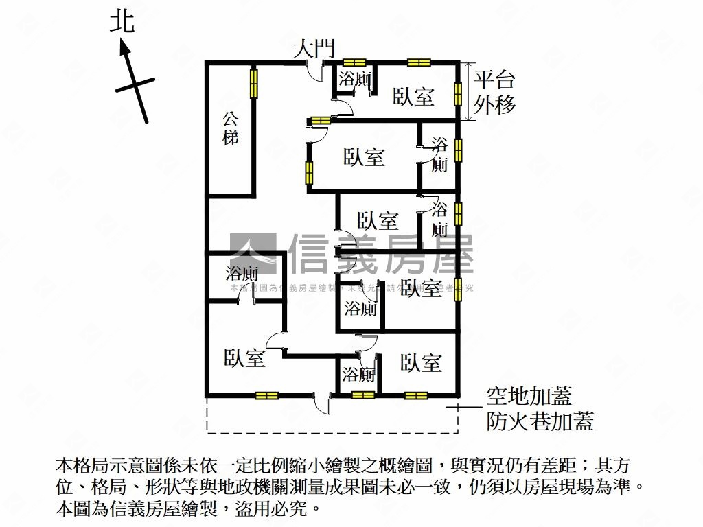 近輕軌捷運●財源廣進１樓房屋室內格局與周邊環境