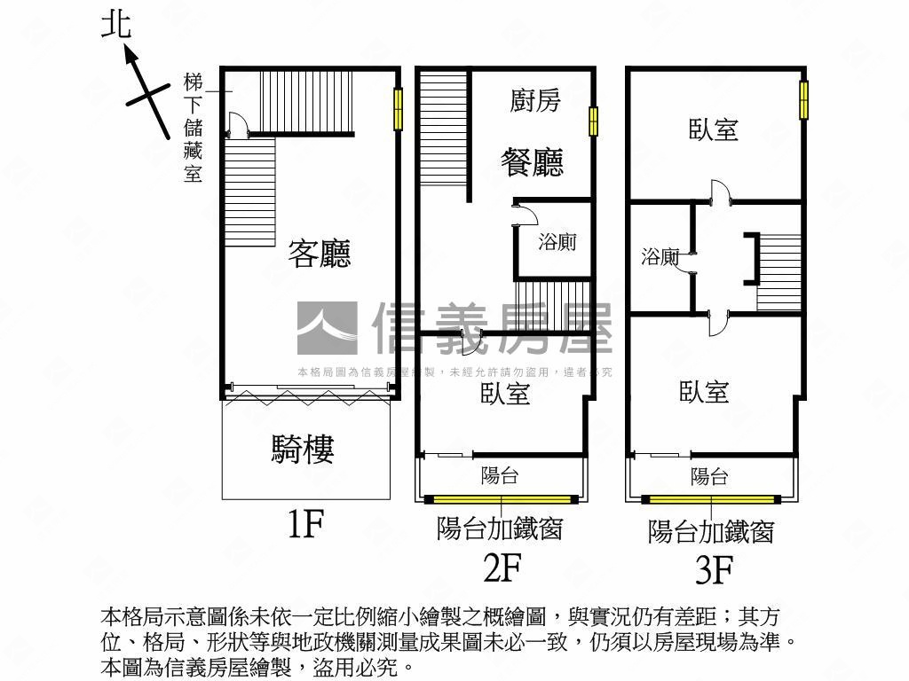 低總價大里邊間１－３樓店房屋室內格局與周邊環境