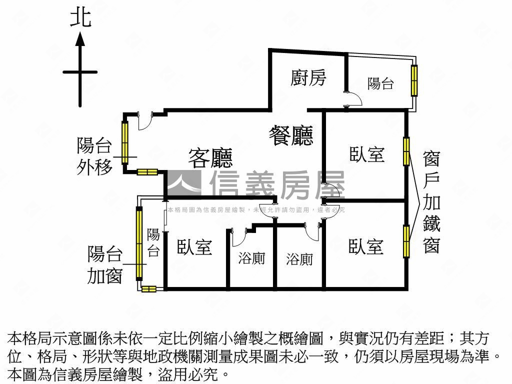 近精武車站精緻美三房房屋室內格局與周邊環境