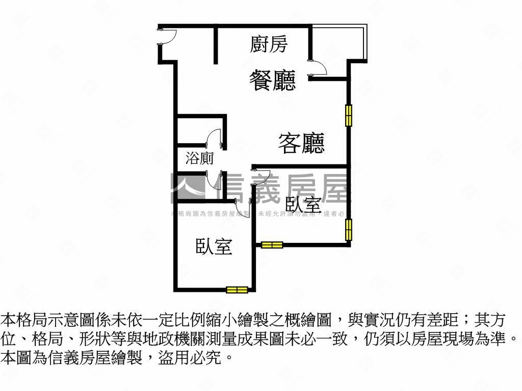平轉親家中央公園２房平車房屋室內格局與周邊環境