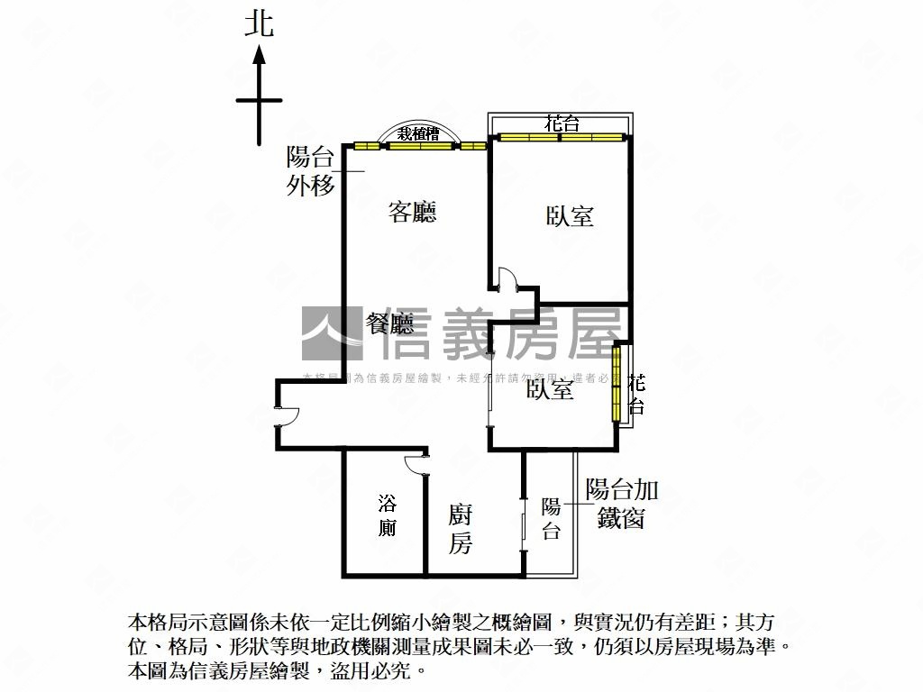 景美捷運花園電梯２房房屋室內格局與周邊環境