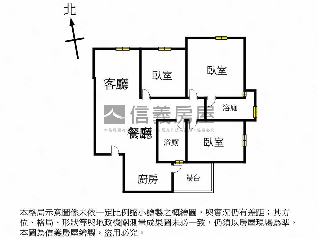 中科首選國聚之赫三房平車房屋室內格局與周邊環境