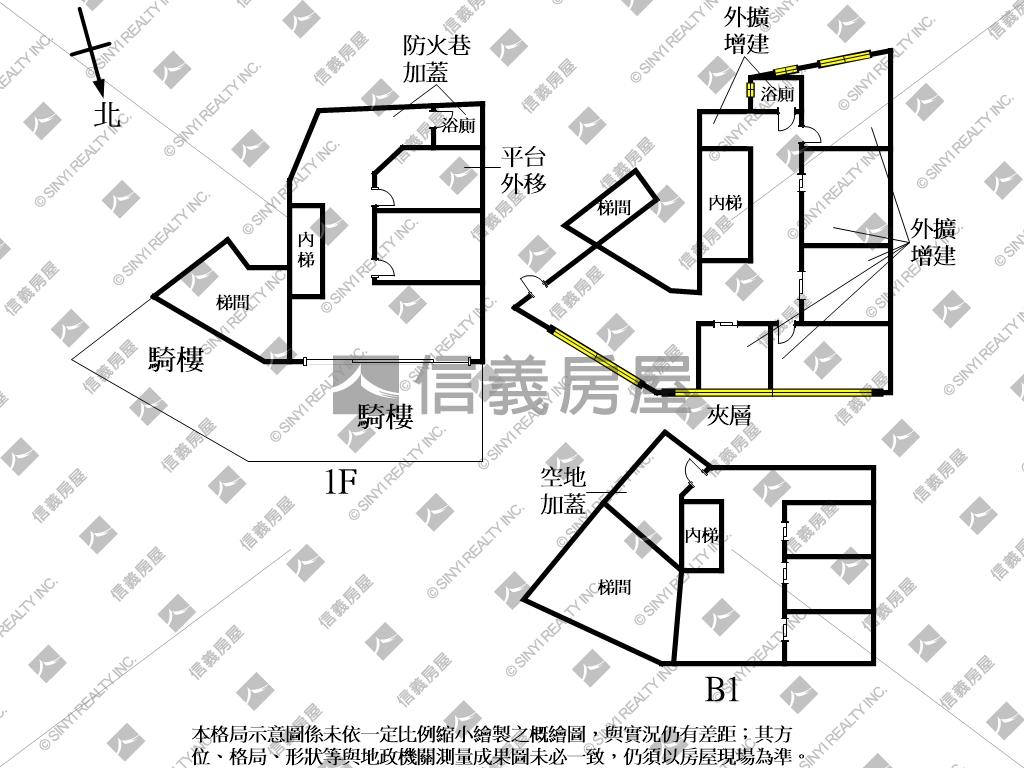 景安黃金金店面房屋室內格局與周邊環境