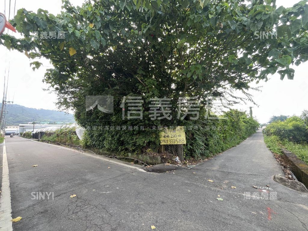 新社雙面臨路農地房屋室內格局與周邊環境