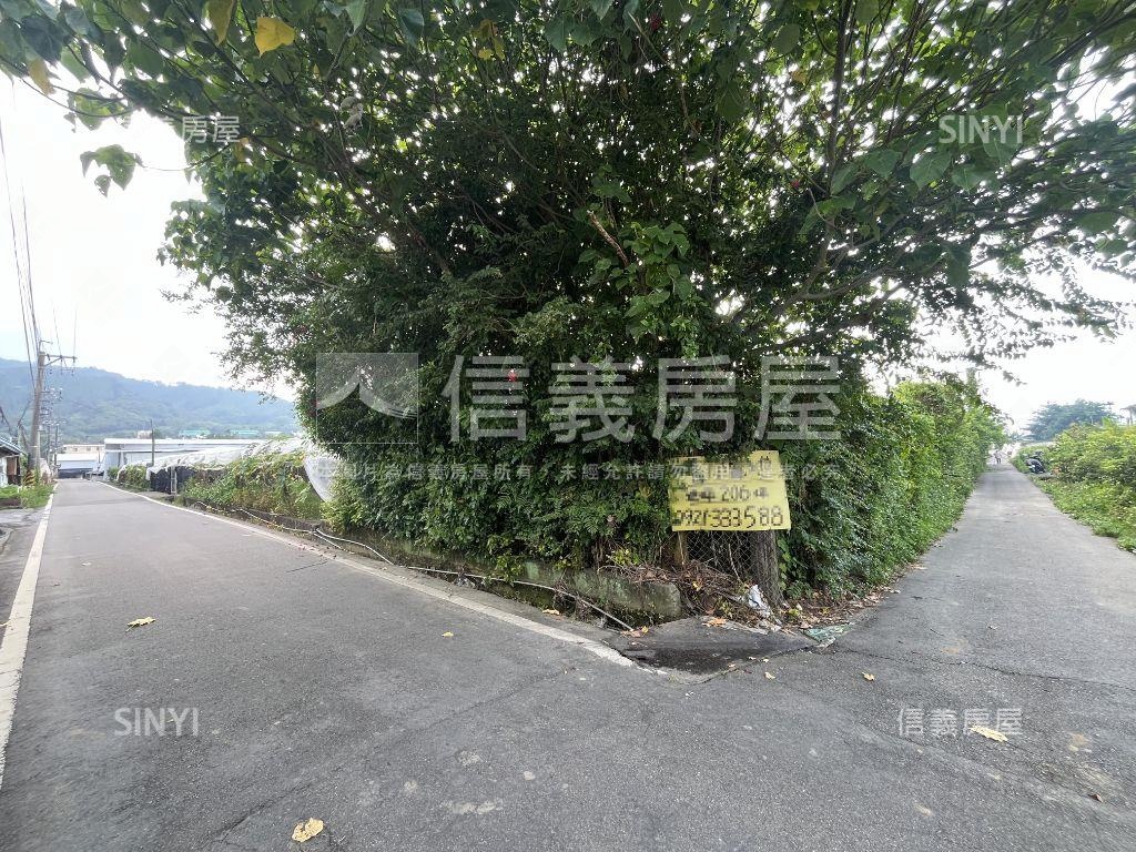 新社雙面臨路農地房屋室內格局與周邊環境
