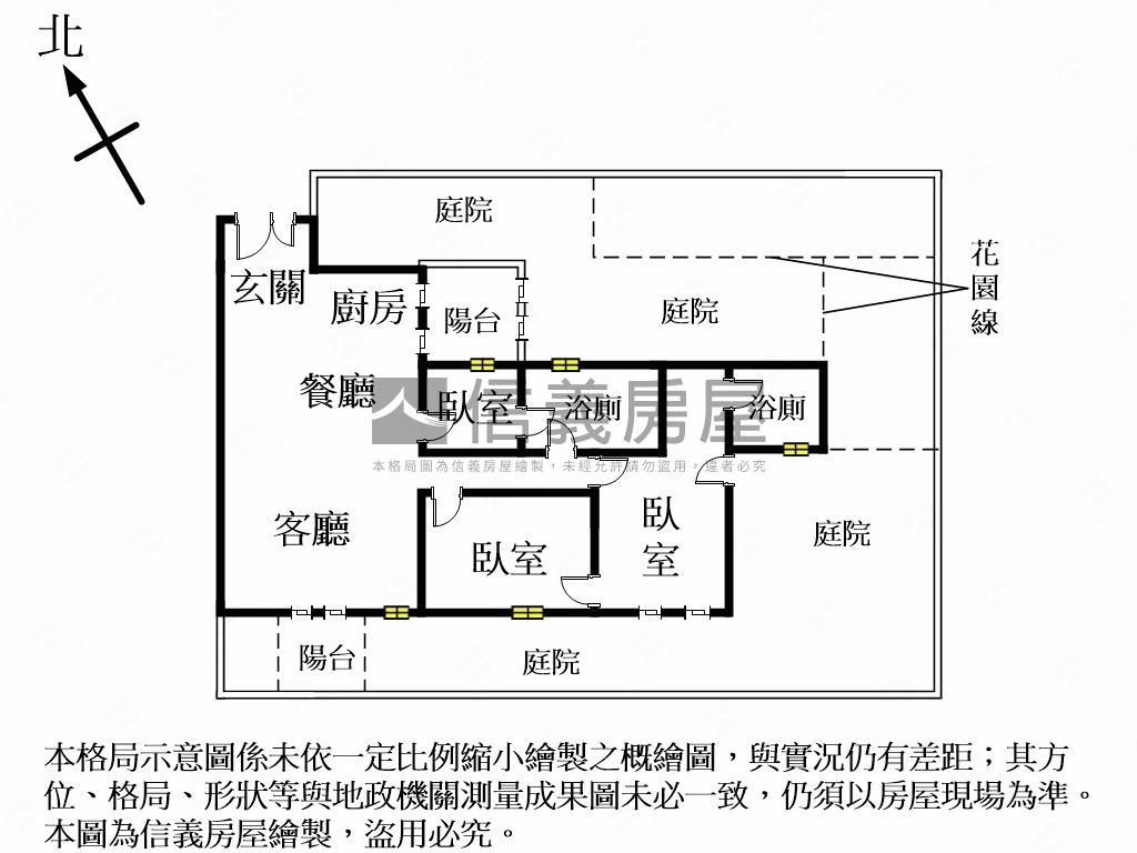 美麗華大方尊爵花園世家房屋室內格局與周邊環境