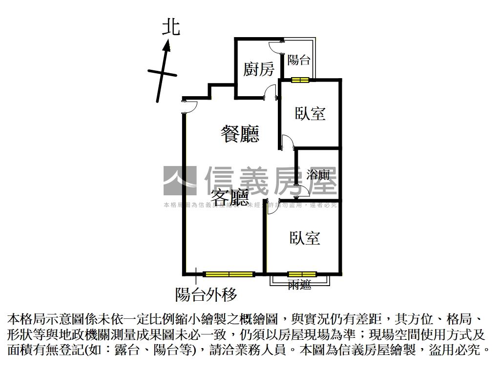 新店美麗國溫馨美兩房房屋室內格局與周邊環境