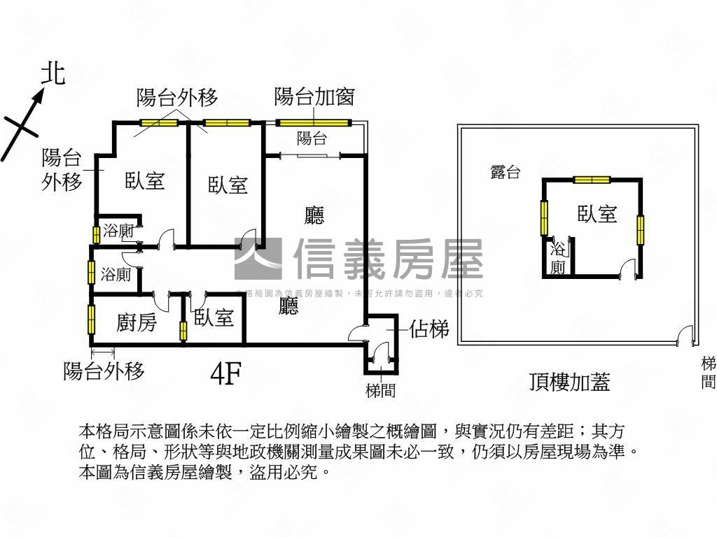 中正方正明亮三房房屋室內格局與周邊環境