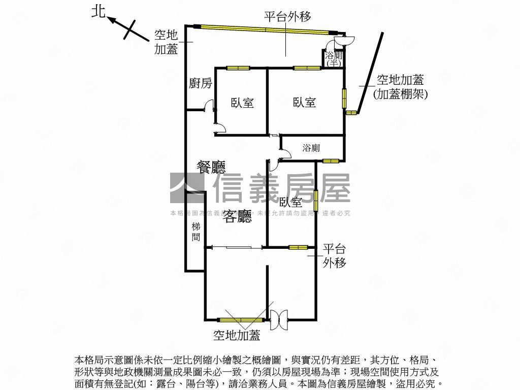 稀有邊間一樓˙方便停車房屋室內格局與周邊環境