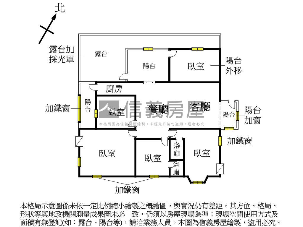 單坪約２０．６萬五房車位房屋室內格局與周邊環境