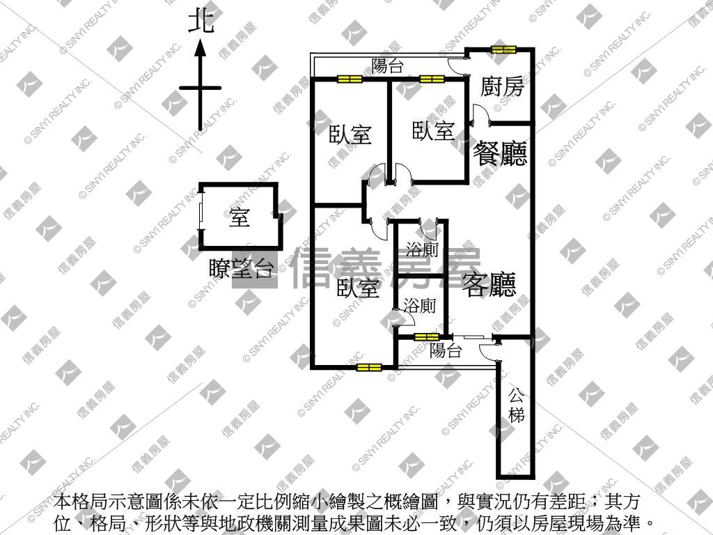 １０１景觀靜巷公寓房屋室內格局與周邊環境