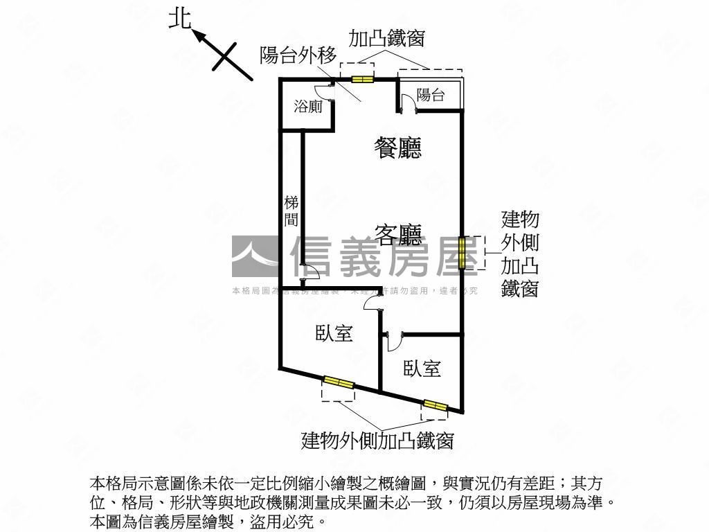 近公園免爬高二樓房屋室內格局與周邊環境