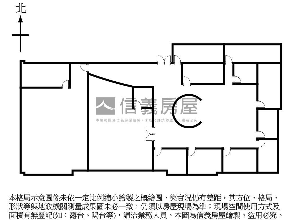 內科港墘站洲子街辦公房屋室內格局與周邊環境