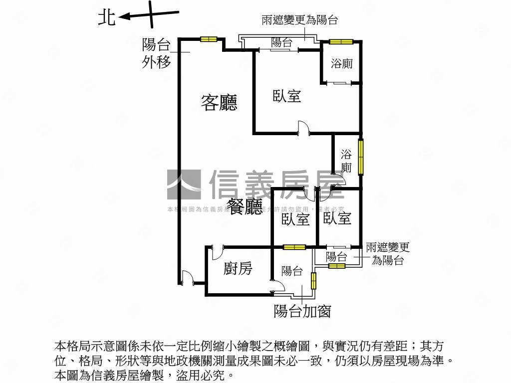 涵韻質感三房車位房屋室內格局與周邊環境