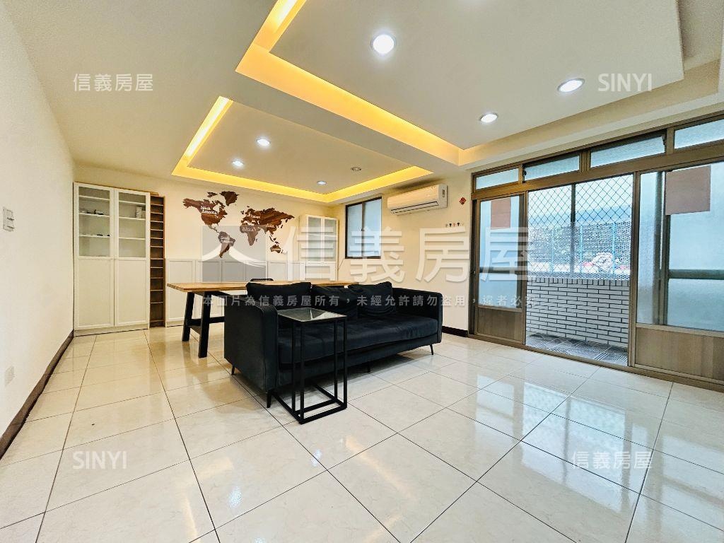 眺望仁愛國小前後陽台美寓房屋室內格局與周邊環境