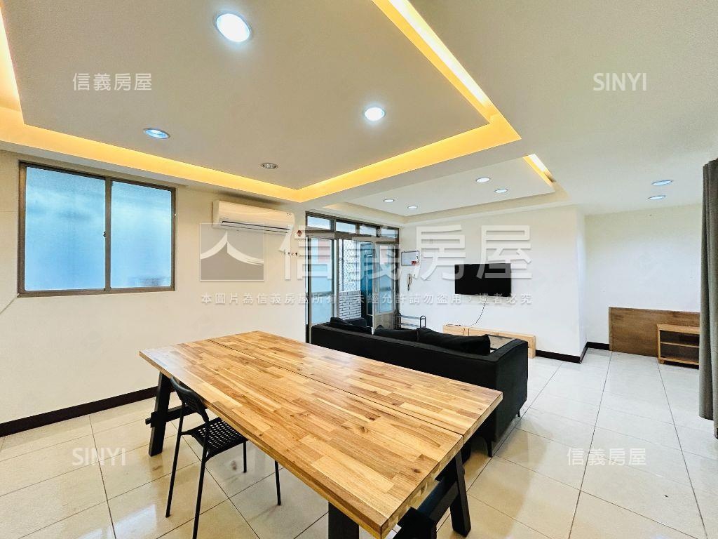 眺望仁愛國小前後陽台美寓房屋室內格局與周邊環境