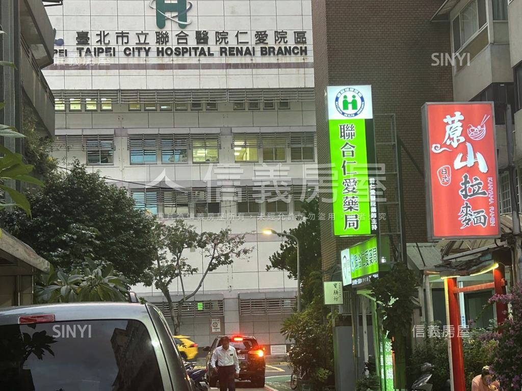 仁愛圓環旁邊店面房屋室內格局與周邊環境