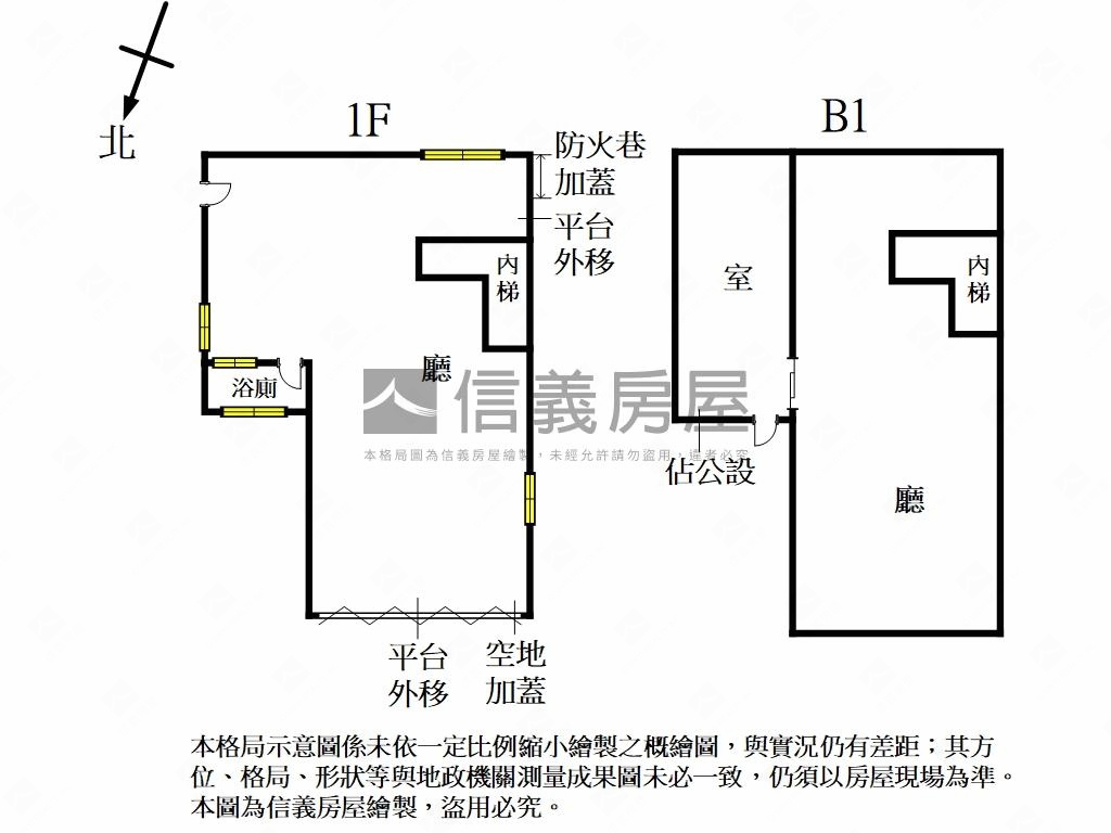 仁愛圓環旁邊店面房屋室內格局與周邊環境