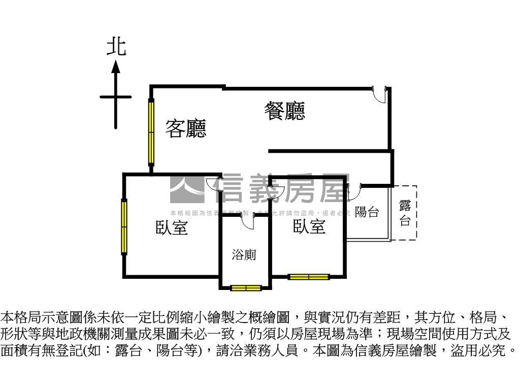 坤悅原鄰仁稀有採光美兩房房屋室內格局與周邊環境